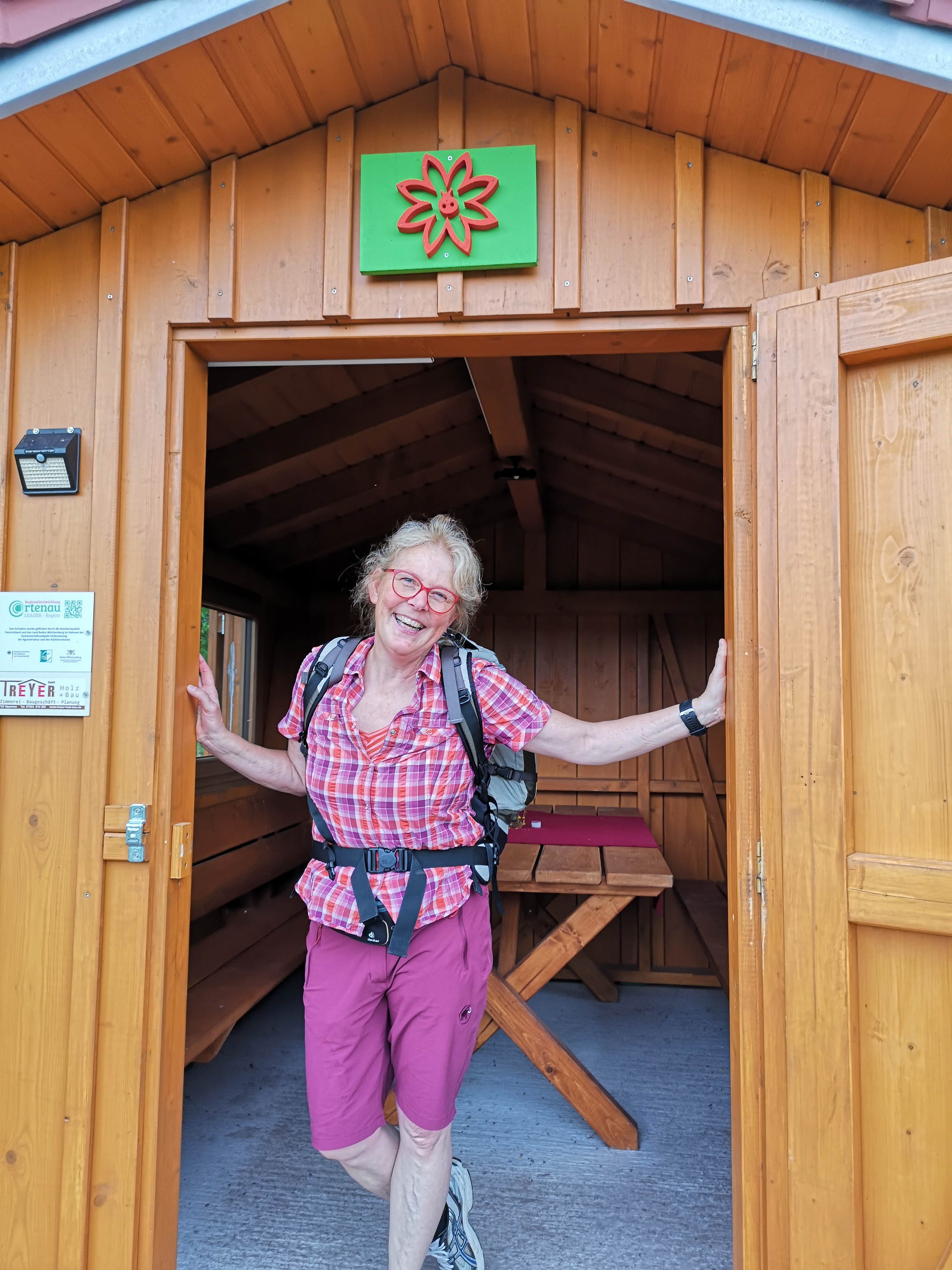 Die gemütliche Hütte am Grillplatz